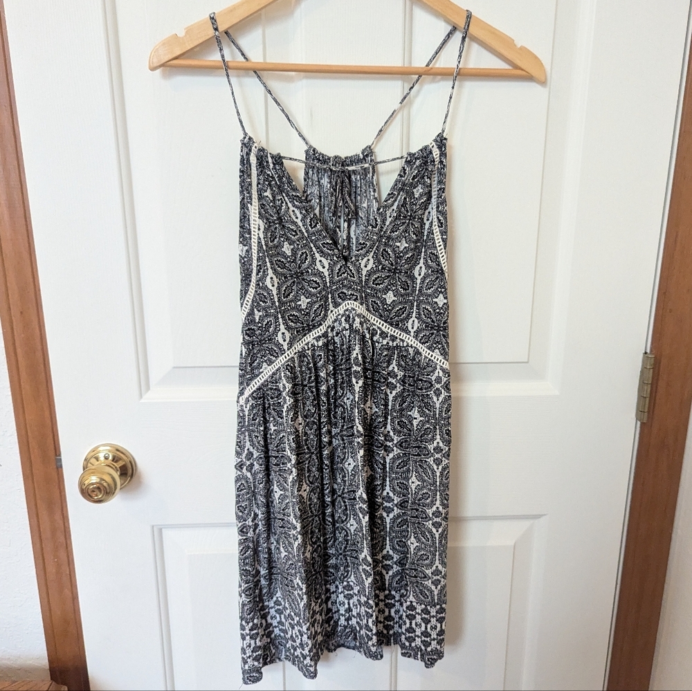 Paisley Black & White Sundress